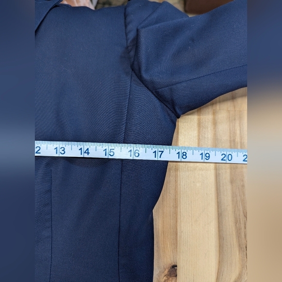 J.Crew Cotton Navy Blue Blazer Lightweight Classic Coastal Preppy 4 Academia - Picture 8 of 12